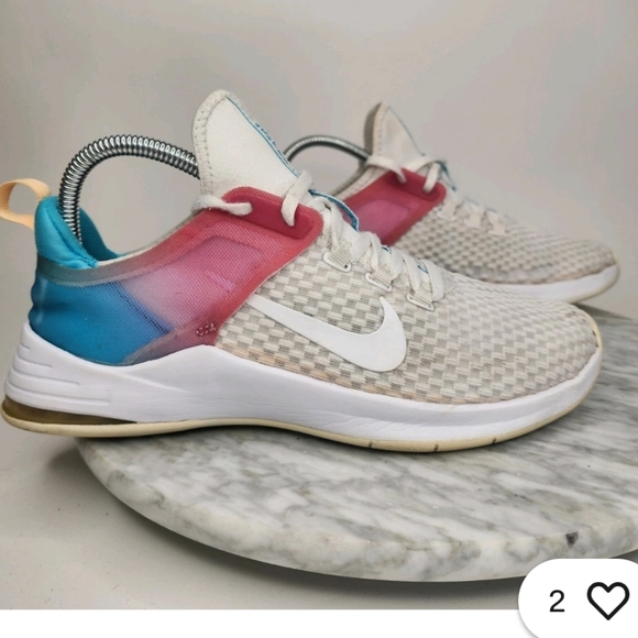 Nike Shoes - NIKE Air Max Bella White/Pink Athletic Sneakers - Size 8